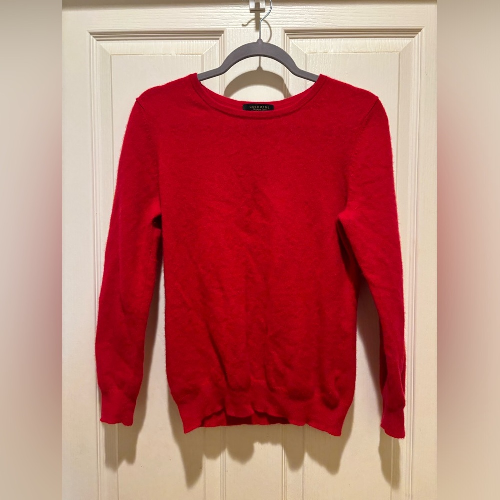 Charter Club Red Cashmere Sweater